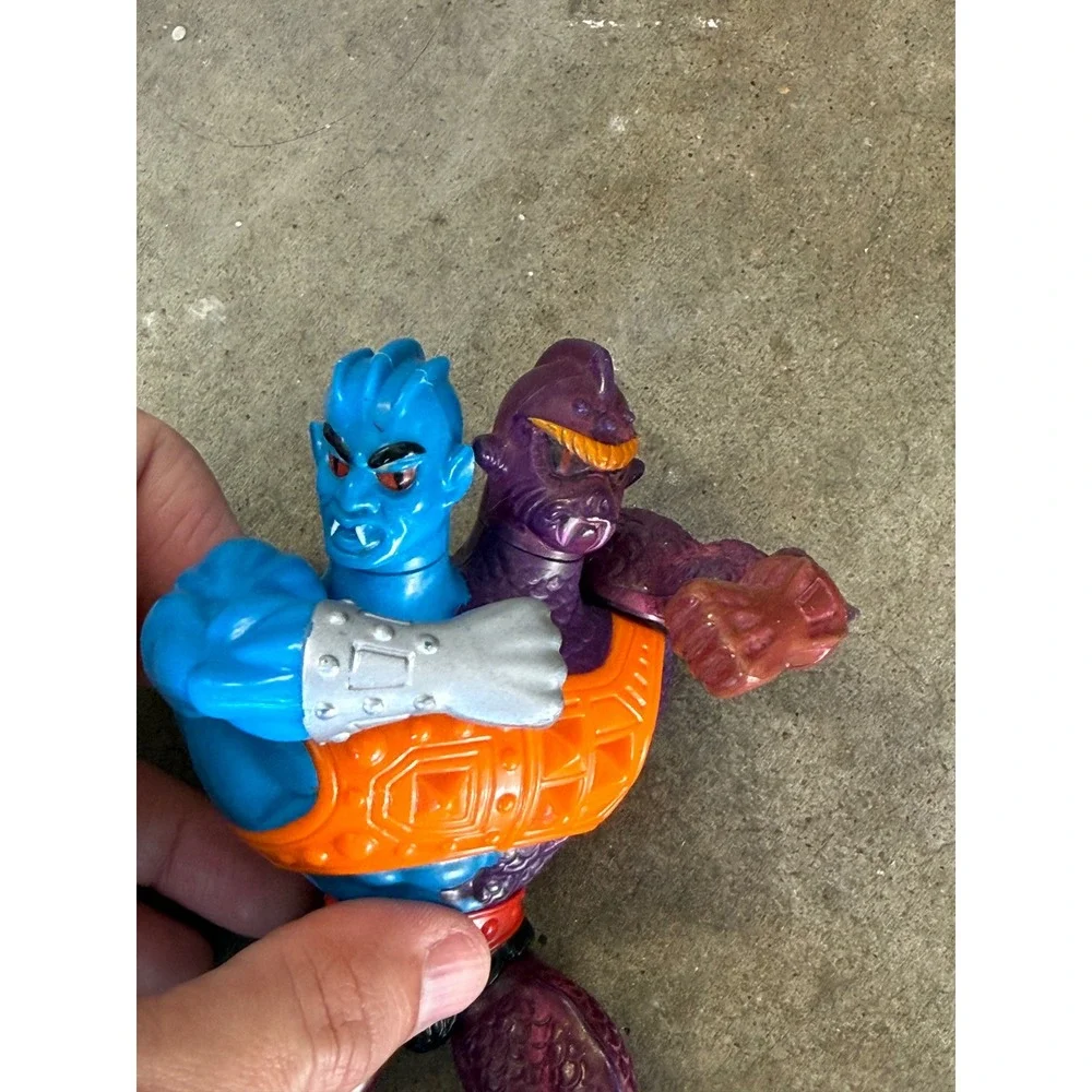 Vintage 1984 Mattel Masters of the Universe Two-Bad Action Figure MOTU He-Man